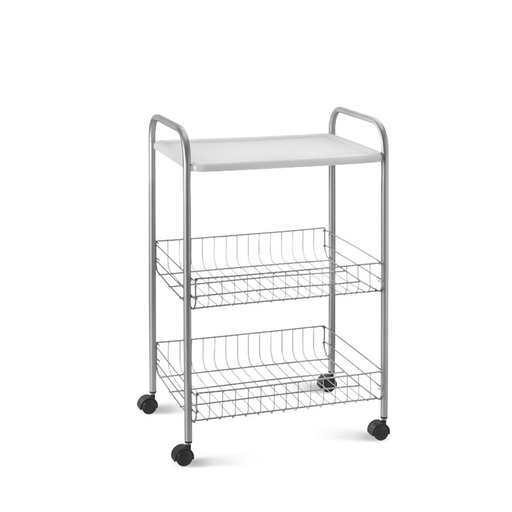 [MXI-006] Metaltex Plastic Steel 2 Wire Base and Tray Roll Cart / 343502