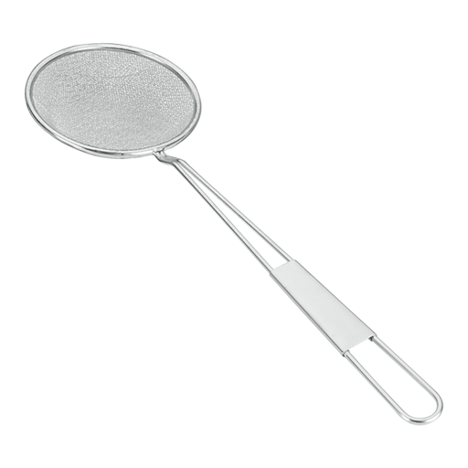 [MXI-058] Metaltex Stainless Steel Tinned Double Mesh Skimmer 16 cm Silver / 603816