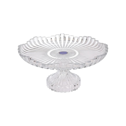 [04-429] City Glass 7 Piece Milan Gateau Glass Plate Set / 3S300510