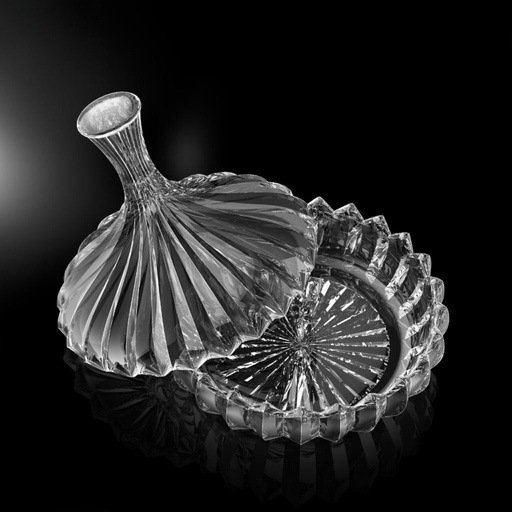 [04-438] City Glass Tajin Glass Brazilia with Cover 235 ml