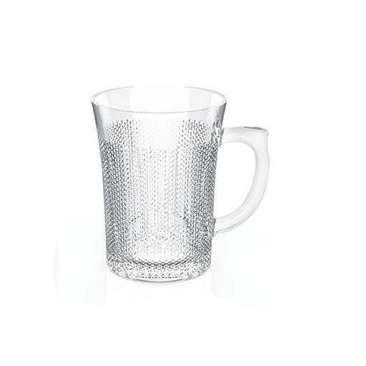 [04-487] City Glass 6 Piece Baraka Tea Mug 170 ml
