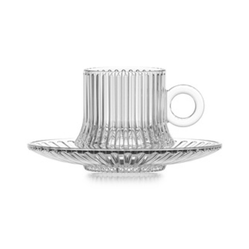 [04-605] City Glass 12 Pcs Set Robusta Coffee Cup & Saucer 100 ml / 3S300554