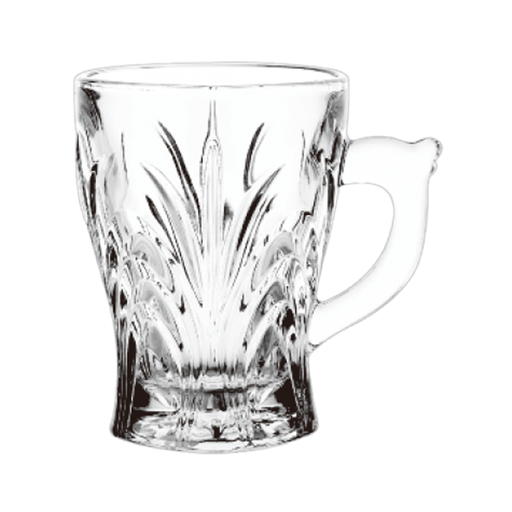 [LX-055] LX 6 Pieces Glass Tea Cup 140 ml Set / LXZB003