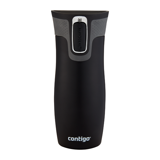 [CT-028] Contigo Black Autoseal West Loop Vacuum Insulated Stainless Steel Travel Mug 470 ml / 2095800