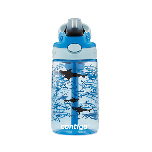 [CT-103] Contigo Blue Graphic Autospout Kids Easy-Clean Bottle 420 ml / 2127476