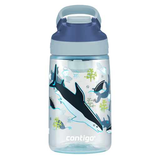 [CT-121] Contigo Macaroon Sharks Autoseal Kids Gizmo Sip Bottle 420 ml / 2136792