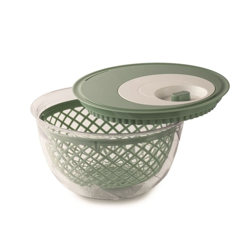 [SN-140] Snips Green Spin & Serve 2 in 1 Salad Spinner & Bowl 4 Liter / 010078