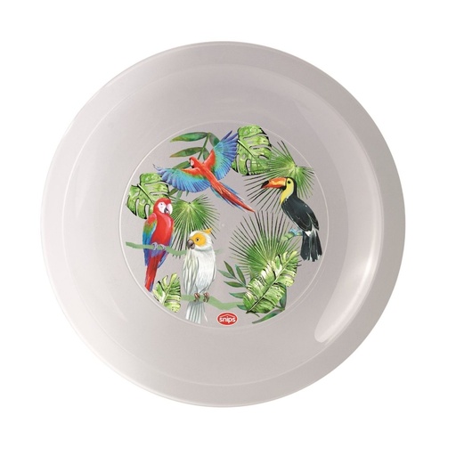 [SN-151] Snips Flat Plate 23.5 cm Toucan Design / 010072
