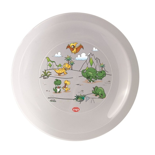 [SN-153] Snips Flat Plate 23.5 cm Dino Design / 010088