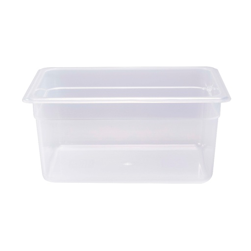 [13-1152] Jiwins Plastic 1/2 White Container 200 mm / JW-P128P
