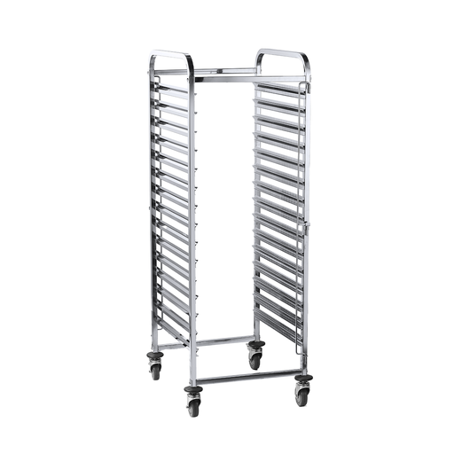 [13-1294] Jiwins 16 Piece 2/1 GN Pan trolley / JW-RK32
