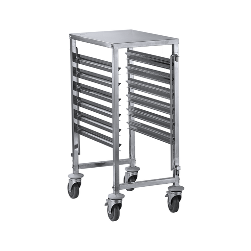 [13-1299] Jiwins 6 Pieces 1/1 GN pans Rack trolley w/ table top / JW-RKC6