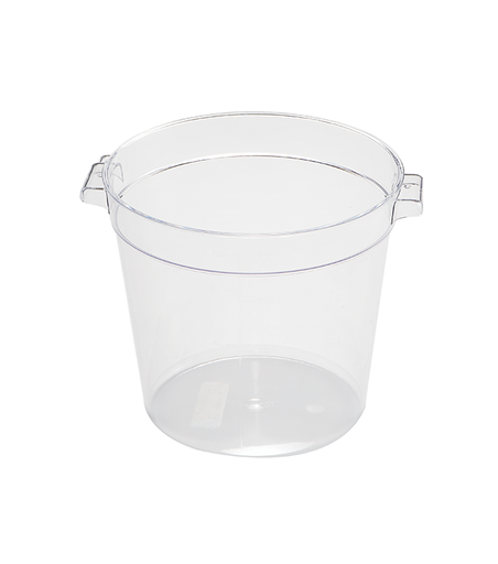 [13-830] Jiwins Plastic 1 Qt Round Food Storage Container PC Clear / P-100C