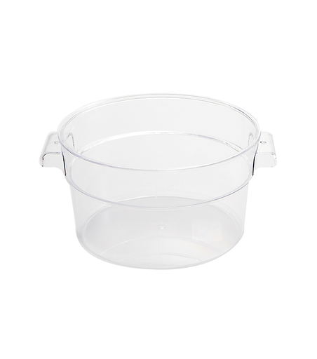 [13-831] Jiwins Plastic 2 Qt Round Food Storage Container PC Clear / P-101C