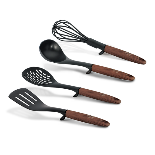 [BH-188] Berlinger Haus 4 Pieces Kitchen Tool Set Ebony Rosewood 34 cm / BH/6228/10