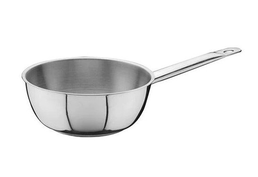 [OZ-058] Ozti Stainless Steel Sauteuse (withrim) 20 cm x 6 cm -  1.25 Liters / 0141.02006.22