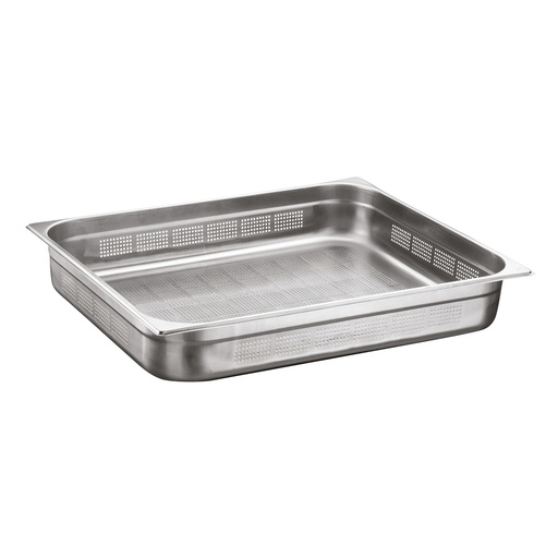 [OZ-158] Ozti Stainless Steel Perforated Gastronorm Container GN 2/1-200 mm / 0311.21200.21