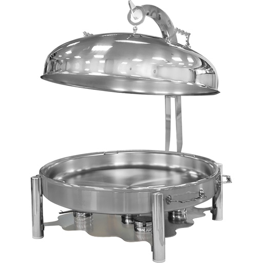 [OZ-195] Ozti Round Chafing Dish Silver Colour 80 cm with Hanger