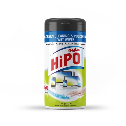 [HO-005] HiPO Screen Cleaning & Polishing 50 Wet Wipes