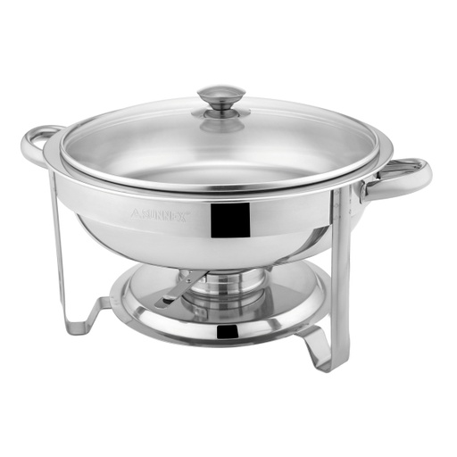 [SX-028] Sunnex Stainless Steel Chafer, Round 30 cm / X27581