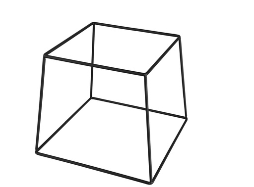 [SX-096] Sunnex Stainless Steel Square Wire Riser, 24 cm / Mr2420K