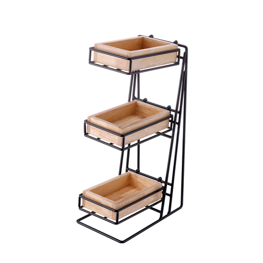 [SX-109] Sunnex Wooden Simply Natural Wooden Display 3 Tiers / M029-5AS