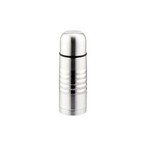 [SX-147] Sunnex Stainless Steel Vacuum Flask 500 ml Ribbed Bullet Shape