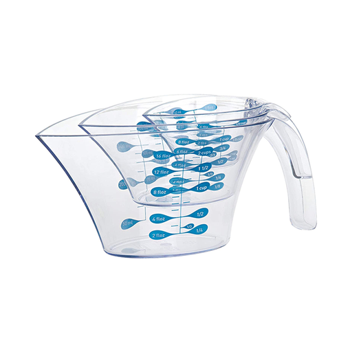 [27-094] Trudeau Plastic 3 Measuring Cups Set / 995922
