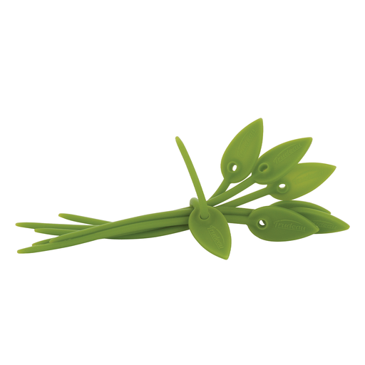 [27-101] Trudeau Silicone 8" Silicone Reusable Tie Wraps / 999030