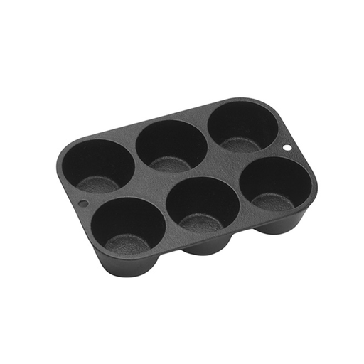 [LOG-036] Lodge Cast Iron Muffin Pan 6 Impressions / L5P3