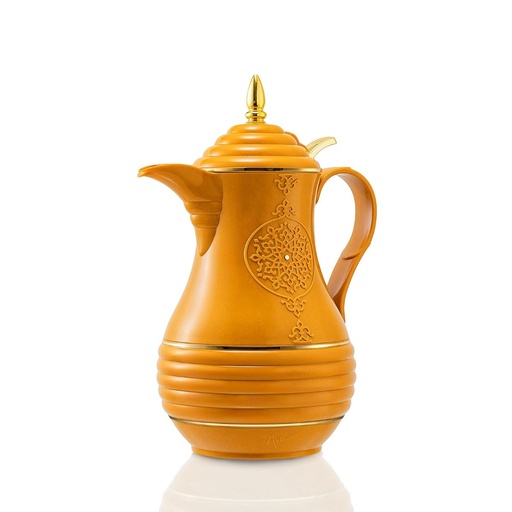 [RV-15148] Artivira Coffee Vacuum Flask 1.0 Liter with Push Button Cover Orange / PB57-10-CF-C06