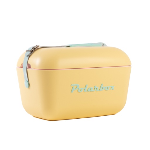 [PB-9268] Polarbox 12 Liters Pop Cooler Box Yellow - Cyan / 9268
