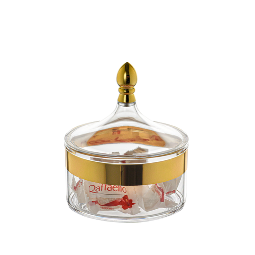 [13-1730] Acrylic 600 ml Canister 13 x 14.5 cm