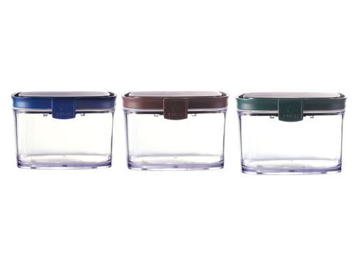 [02-925] Vague Plastic Square Food Container 660 ml