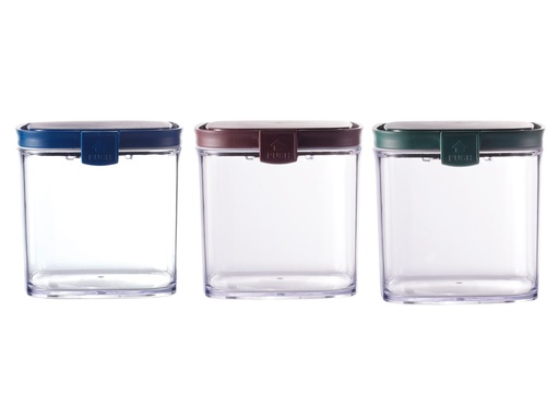 [02-926] Vague Plastic Square Food Container 1.1 Liter