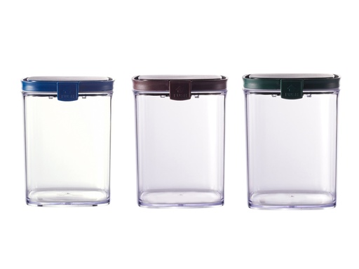[02-927] Vague Plastic Square Food Container 1.5 Liter