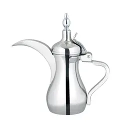 [13-1762] Vague Stainless Steel Dallah 26 oz Chrome Finish