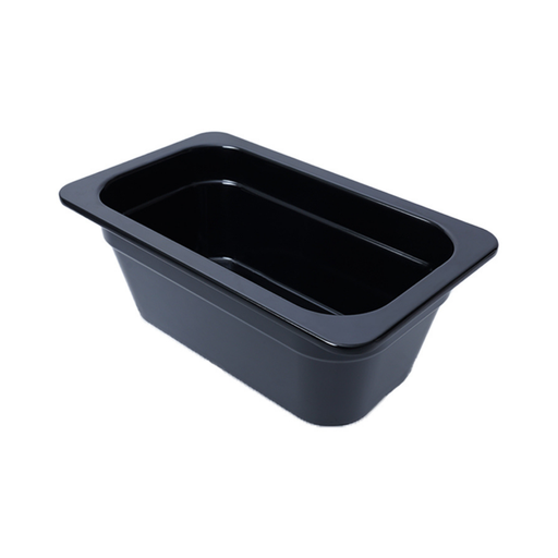 [36-231B] Vague Black Melamine GN Pan 1/3 100mm