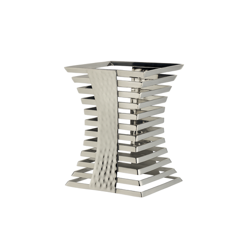 [BF-121] Vague Stainless Steel Hammered Shelf 24 x 24 x H34 cm (T2 mm)