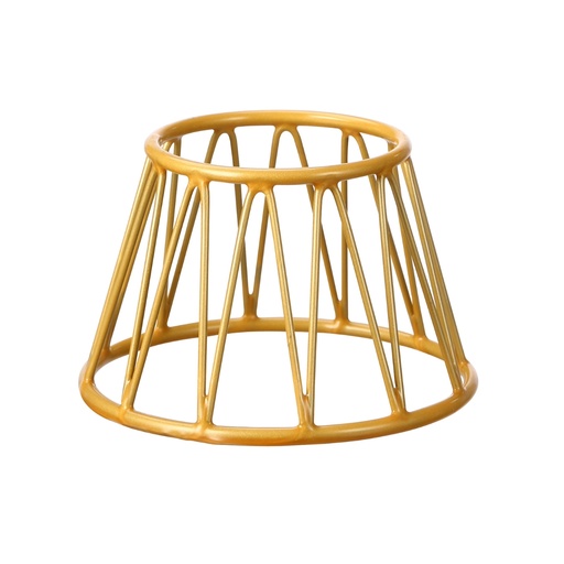 [05-258] Vague Mini Golden Conic Display Stand Riser 15 cm x 10 cm x 10 cm