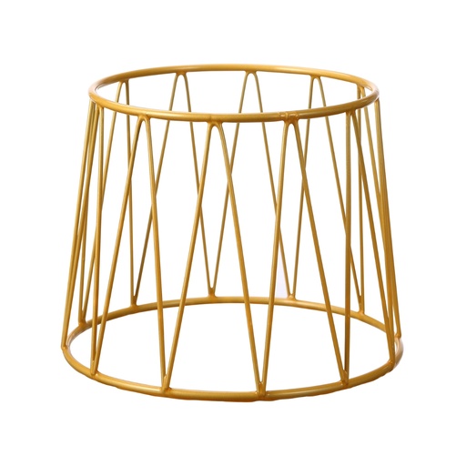 [05-264] Vague Medium Golden Conic Display Stand Riser 25 cm x 21.2 cm x 20 cm
