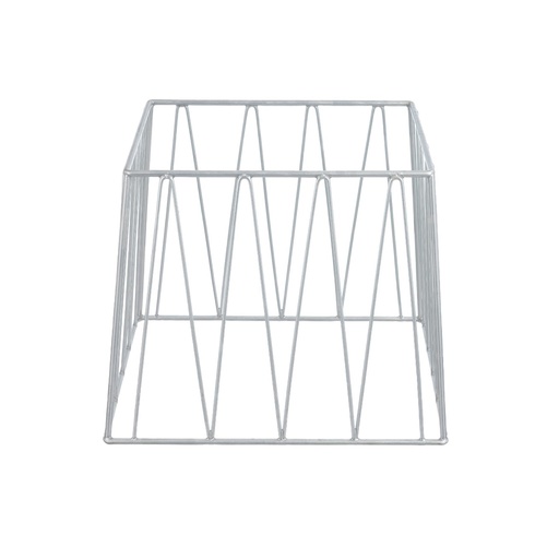 [05-284] Vague Tall Silver 1/2 GN Rectangular Display Stand Riser
