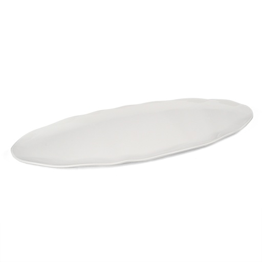 [36-510] Vague Melamine Oval Wavy Edge Serving Platter 30"