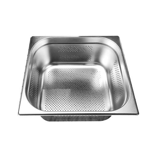 [GN-063-U12] Vague Stainless Steel Perforated Gastronorm Pan GN-Perforated 2/3 -150 mm