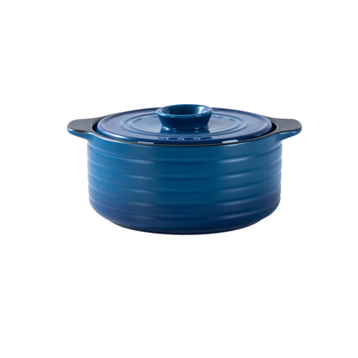 [03-364] Che Brucia Ceramic Blue Direct Fire 1.8 Liter Casserole