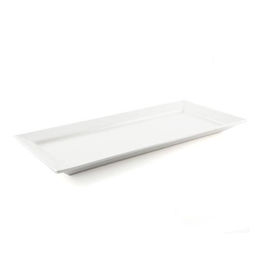 [08-1510] B2B Ivory Porcelain Mashai Rectangular Platter 39.5x21.5 cm