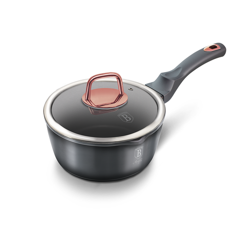 [BH-002] Berlinger Haus Sauce Pan with Lid 16 cm Moonlight Collection / BH/6010