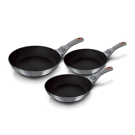 [BH-013] Berlinger Haus 3 Piece Frypan Set Moonlight Collection / BH/6169F