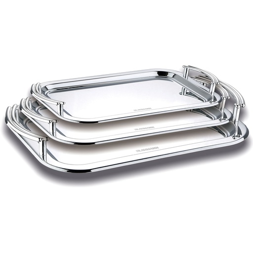 [BH-049] Blaumann Stainless Steel 3 Pieces Tray Set 45 cm / BL-3299