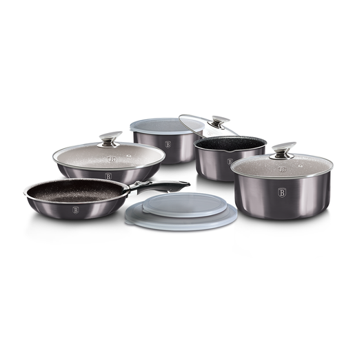 [BH-076] Berlinger Haus 12 Pieces Cookware Set Metallic Line Carbon Pro Collection / BH/6910